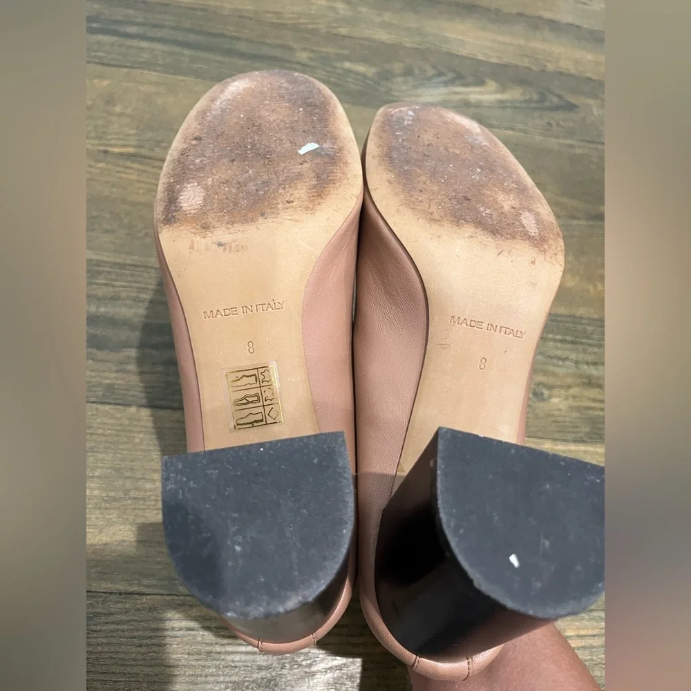 Everlane Tan Italian Leather Day Heels Sz. 8‎